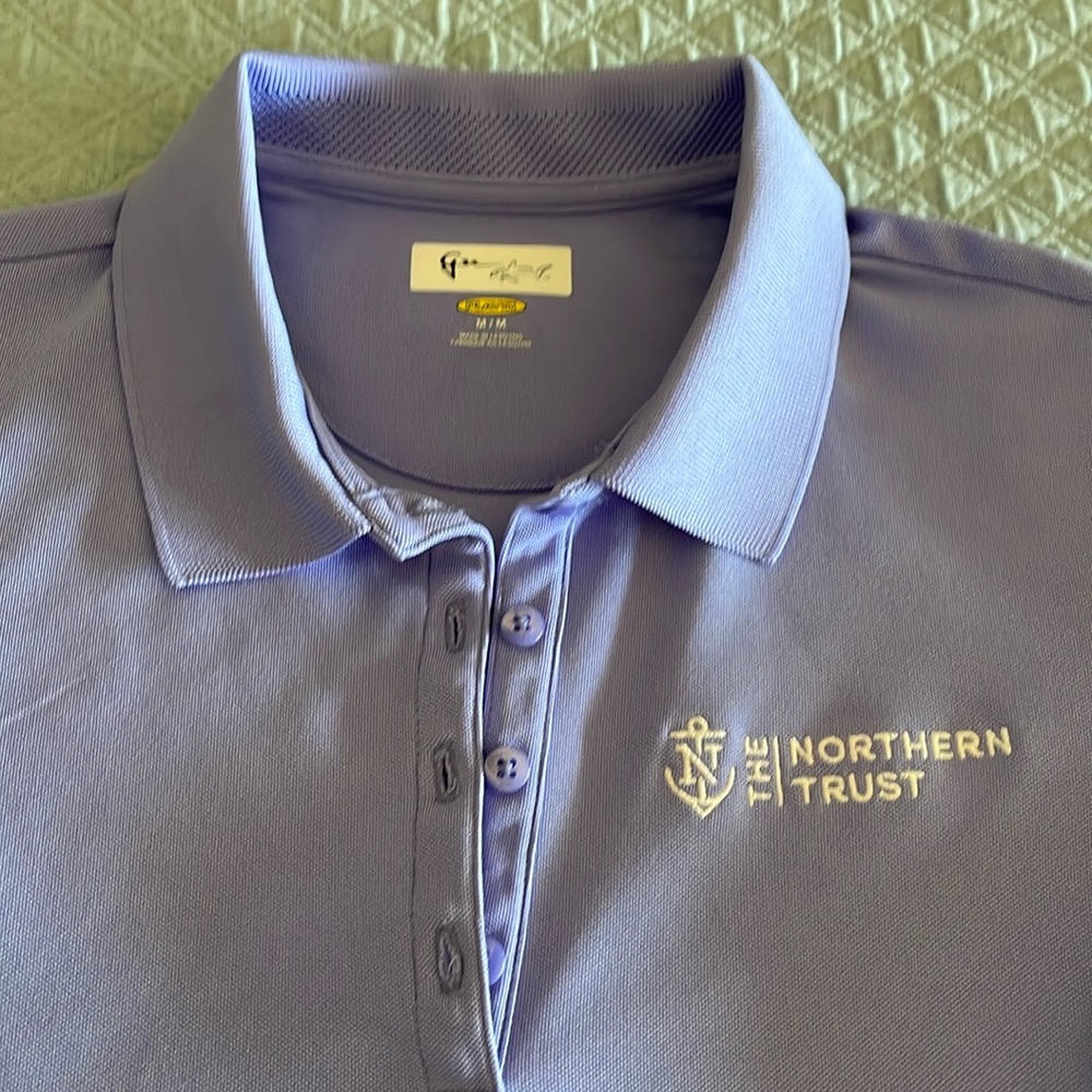 Greg Norman golf polo from Northern Trust event.